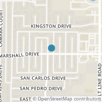 Map location of 1725 Acosta Street, Grand Prairie, TX 75051