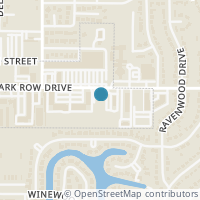 Map location of 2214 W Park Row Drive, Pantego, TX 76013
