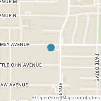 Map location of 4118 Ramey Avenue, Fort Worth, TX 76105