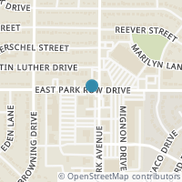 Map location of 123 Garden Court E, Arlington, TX 76010
