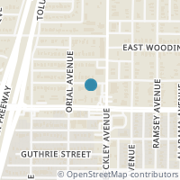 Map location of 116 W Montana Avenue, Dallas, TX 75224