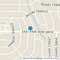 Map location of 1415 Carswell Terrace, Arlington, TX 76010