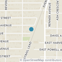Map location of 1423 E Davis Avenue, Fort Worth, TX 76104