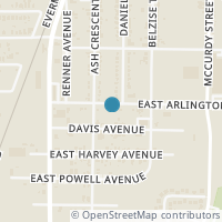 Map location of 1712 E Arlington Avenue, Fort Worth, TX 76104