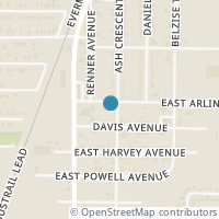 Map location of 1628 E Arlington Avenue, Fort Worth, TX 76104