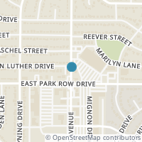 Map location of 1936 Chieftain Lane, Arlington, TX 76010