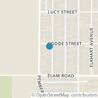 Map location of 551 Neomi Avenue, Dallas, TX 75217
