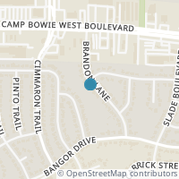 Map location of 3504 Brandon Ln, Fort Worth TX 76116