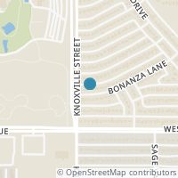 Map location of 4653 Bonanza Ln, Dallas TX 75211