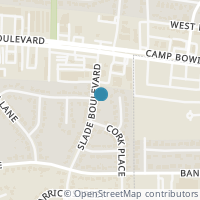 Map location of 3425 Slade Boulevard, Fort Worth, TX 76116