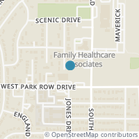 Map location of 1313 Colonial Court, Arlington, TX 76013