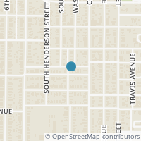 Map location of 1028 W Arlington Avenue, Fort Worth, TX 76110