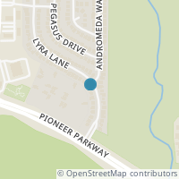 Map location of 1400 Lyra Ln, Arlington TX 76013