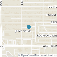 Map location of 4113 June Dr, Dallas TX 75211