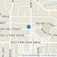 Map location of 1900 Bel Air Drive, Arlington, TX 76010