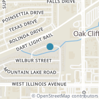 Map location of 2524 Melbourne Ave, Dallas TX 75233