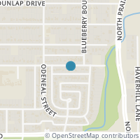 Map location of 8740 Odom Dr, Dallas TX 75217