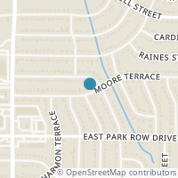 Map location of 1201 Moore Ter, Arlington TX 76010