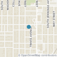 Map location of 804 W Baltimore Avenue, Fort Worth, TX 76110