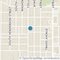 Map location of 1911 College Avenue, Fort Worth, TX 76110