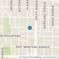 Map location of 2006 Alaska Avenue, Dallas, TX 75216