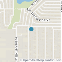 Map location of 658 N Pleasant Woods Drive, Dallas, TX 75217
