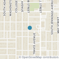 Map location of 818 W Richmond Avenue, Fort Worth, TX 76110