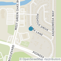 Map location of 1314 Lyra Lane, Arlington, TX 76013