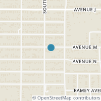 Map location of 3708 Avenue M, Fort Worth, TX 76105