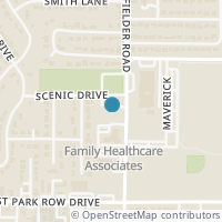 Map location of 1712 Scenic Drive #C, Arlington, TX 76013