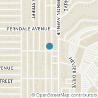 Map location of 2114 S Tyler Street, Dallas, TX 75224