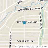 Map location of 1902 Newport Ave, Dallas TX 75224