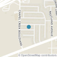 Map location of 10116 Chapel Glen Ter, Fort Worth TX 76116