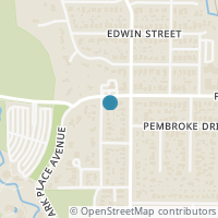 Map location of 1805 Rockridge Terrace, Fort Worth, TX 76110