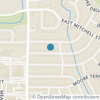Map location of 1005 Belvedere Drive, Arlington, TX 76010