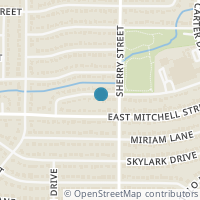 Map location of 2122 Stonegate St, Arlington TX 76010
