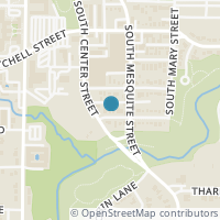 Map location of 105 Ray Street, Arlington, TX 76010