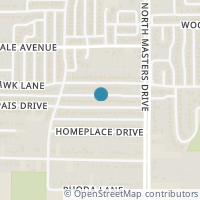 Map location of 10025 Tamalpais Dr, Dallas TX 75217