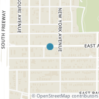 Map location of 956 E Allen Avenue, Fort Worth, TX 76104