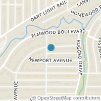 Map location of 1826 Ferndale Avenue, Dallas, TX 75224