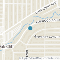 Map location of 2022 Elmwood Boulevard, Dallas, TX 75224