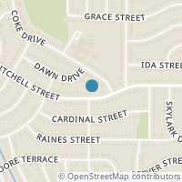 Map location of 1401 E Mitchell St, Arlington TX 76010