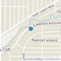 Map location of 2006 Elmwood Boulevard, Dallas, TX 75224