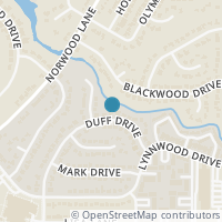 Map location of 2919 Duff Drive, Arlington, TX 76013