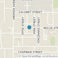Map location of 1819 Etta St, Fort Worth TX 76105