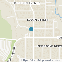 Map location of 2303 Mistletoe Dr, Fort Worth TX 76110