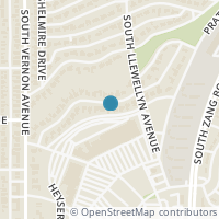 Map location of 634 Bizerte Ave, Dallas TX 75224