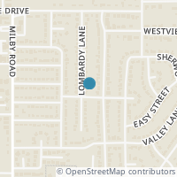 Map location of 711 Lombardy Lane, Arlington, TX 76013