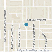 Map location of 1718 S Ewing Avenue, Dallas, TX 75216