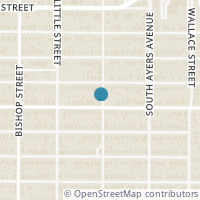 Map location of 3543 Avenue J #A B, Fort Worth, TX 76105